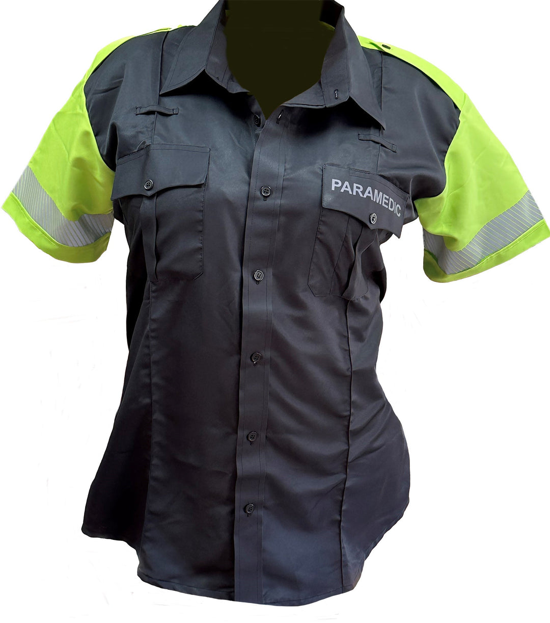 Paramedic Two - Tone Shirt with Reflective sleeves - Sands Canada