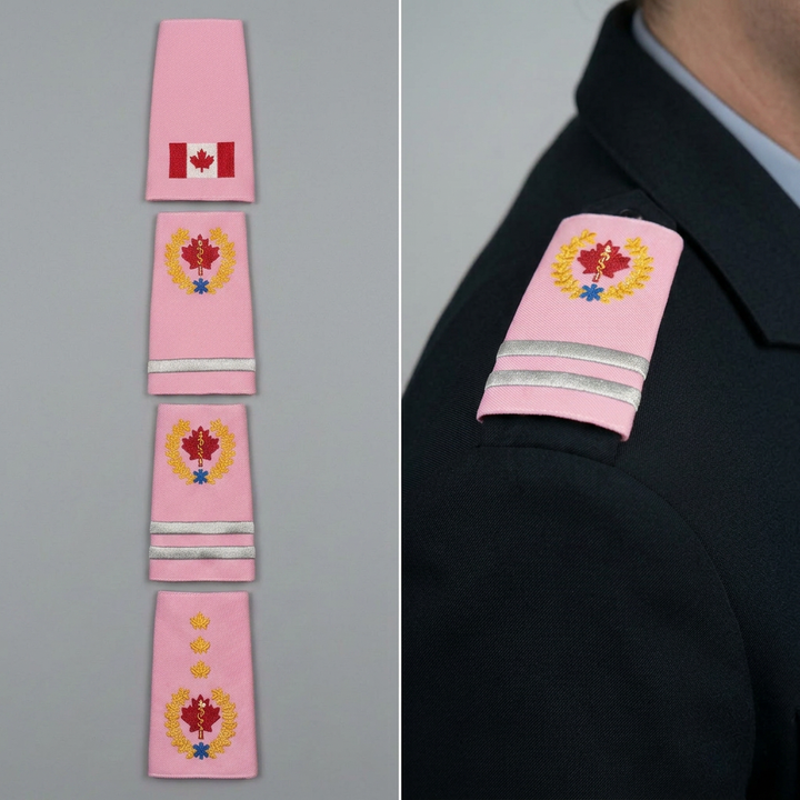 Epaulettes - Breast Cancer Awareness
