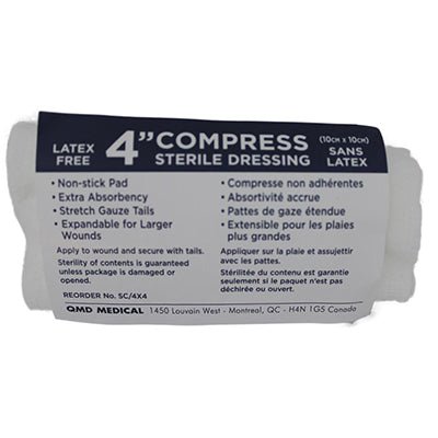Pressure Dressing - 4" x 4" - Sands Canada