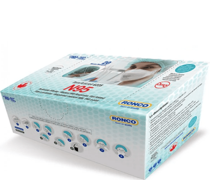 Ronco Pro - Tec N95 Mask - Made In Canada - Sands Canada