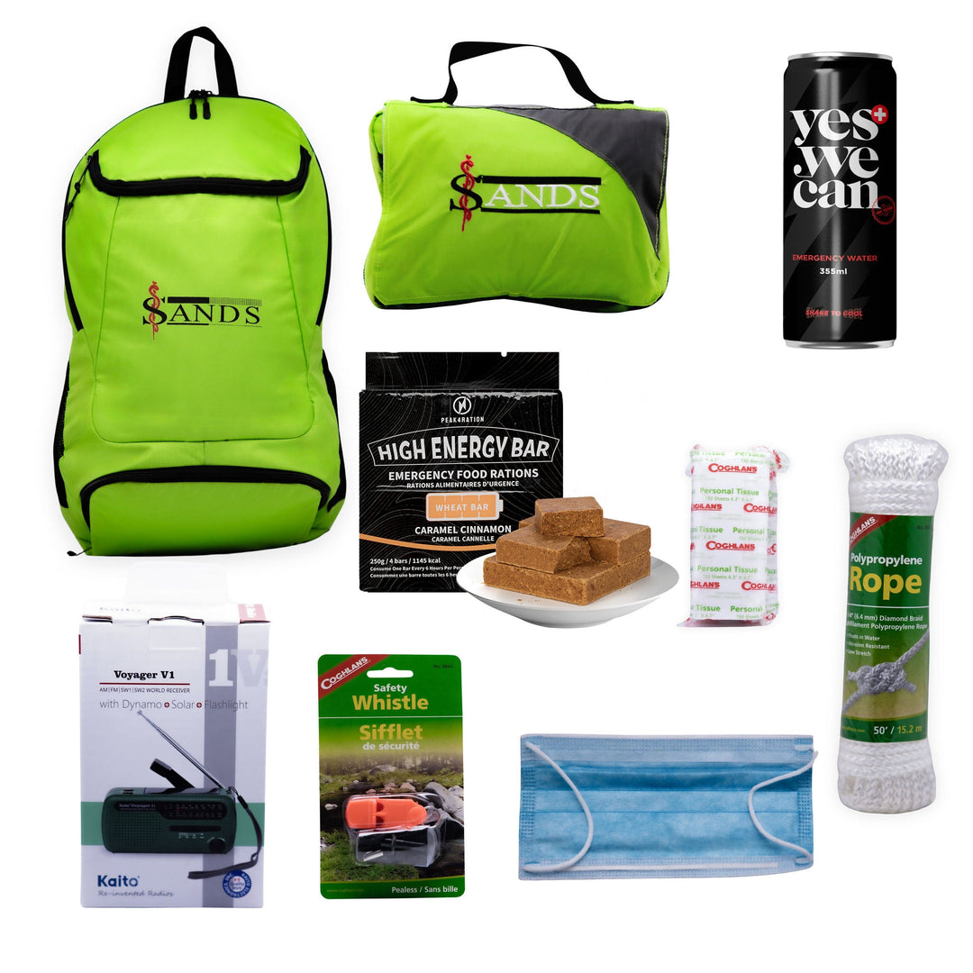Sands 72HR One-Person Essential Survival Pack - Sands Canada