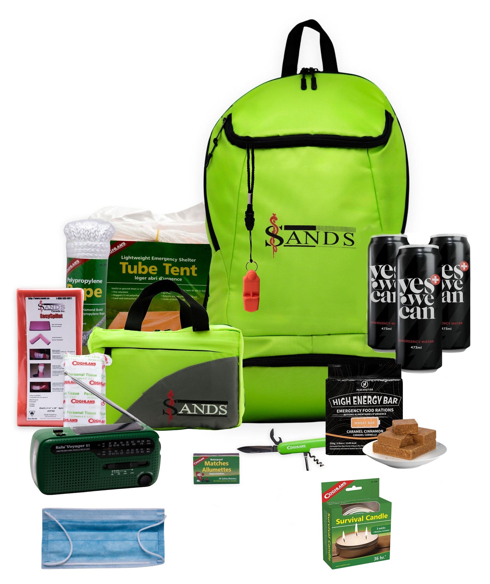 Sands 72HR One - Person Professional Survival Pack - Sands Canada