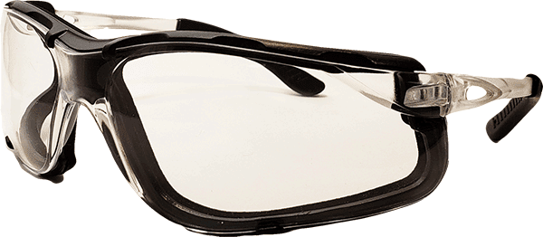 Sentec DX Safety Glasses with Foam insert - clear lens - Sands Canada