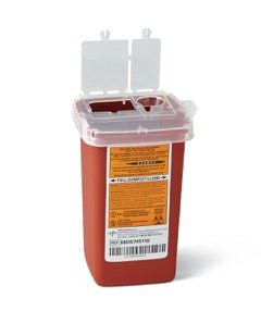 SHARPS CONTAINER 1QT PHLEBOTOMY RED - Sands Canada