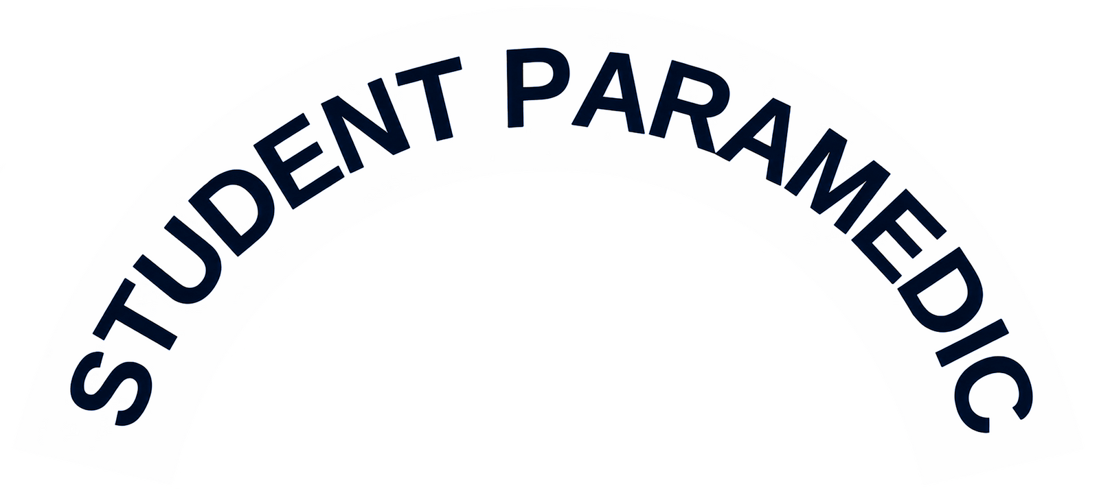 "STUDENT PARAMEDIC" ROCKER STICKER FOR HELMET - SOLD INDIVIDUALLY - Sands Canada