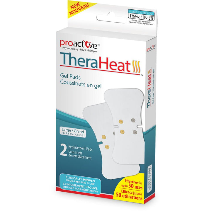 TheraHeat™ TENS and Heat Replacement Gel pads - 2 sizes - Sands Canada