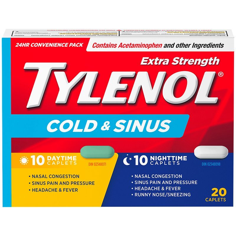 Tylenol Extra Strength Cold & Sinus Day/Night - Sands Canada