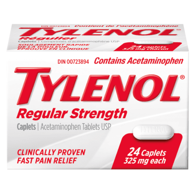 Tylenol Regular Strength 325 MG - 24 - Sands Canada