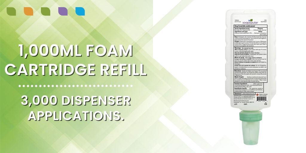 Wall Mount Hand Sanitizer Dispenser 1000ml By Soapopular - Sands Canada