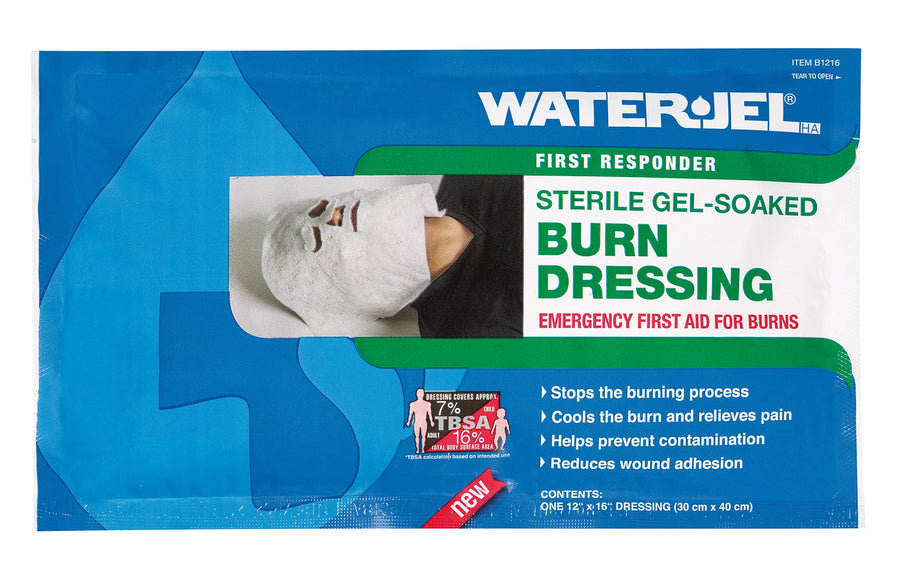 Waterjel Burn Dressing 12" x 16" Facial - Sands Canada