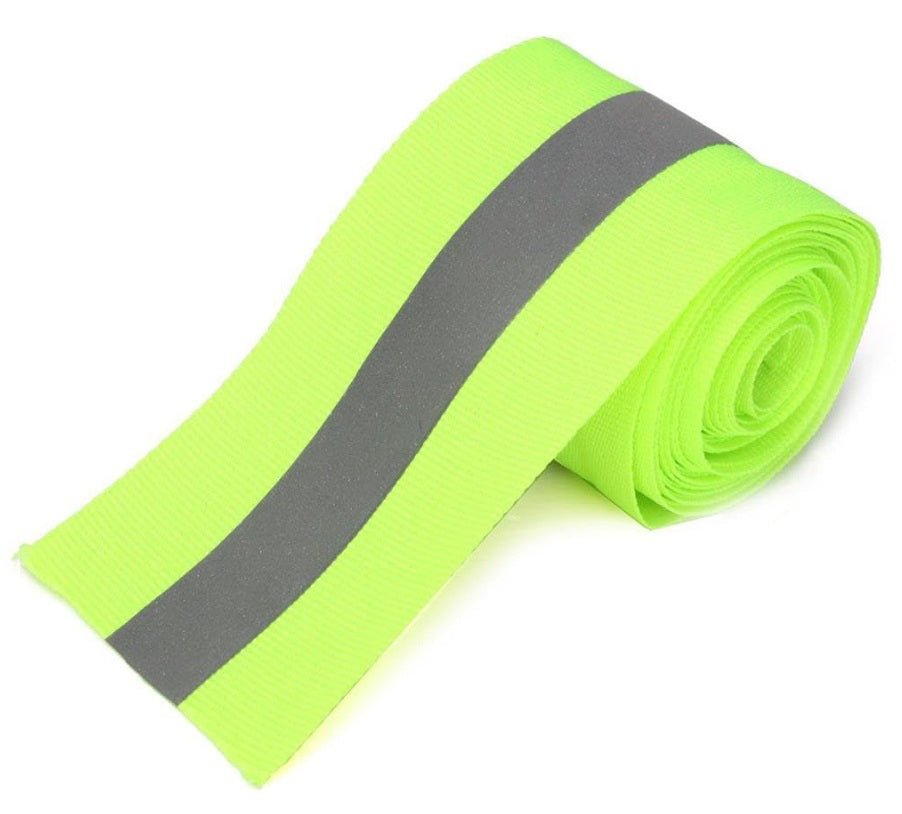 Yellow-Silver-Yellow Reflective Sew On Tape - Sands Canada