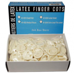 LATEX FINGER COTS - MEDIUM