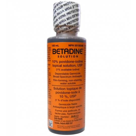 BETADINE SOLUTION 10% - 100ML