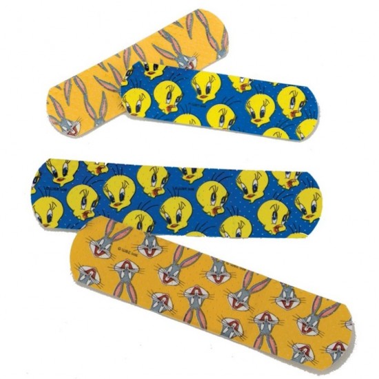 ADHESIVE CURITY BANDAGE - LOONEY TUNES 50EA/BX 