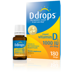 Ddrops® 1000 IU - 180 Drop bottle