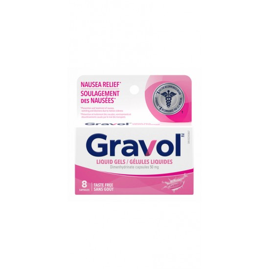 Gravol Liquidgel Convenience Pack - 8