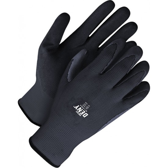 Nitrile coated nylon gloves