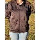 Black Solid Fleece Jacket